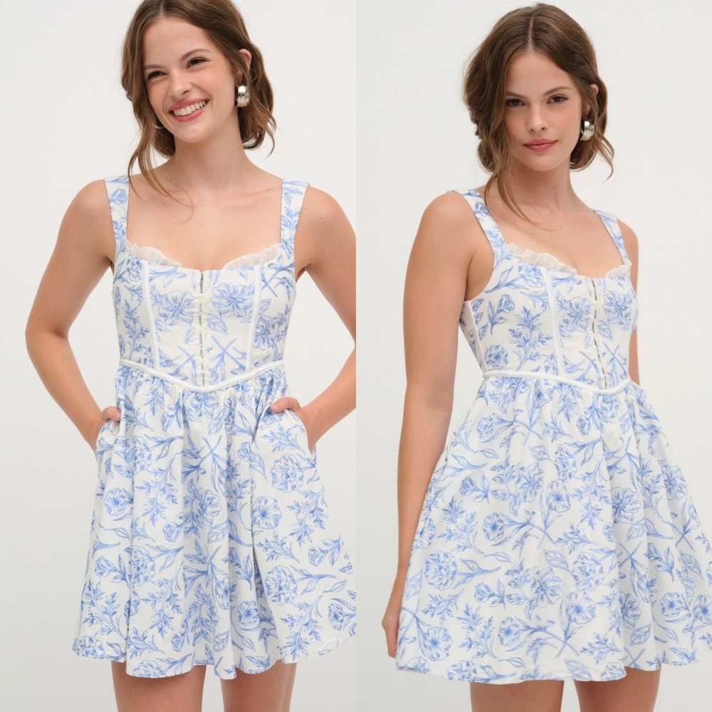EUC For Love & Lemons Maisie Dress
